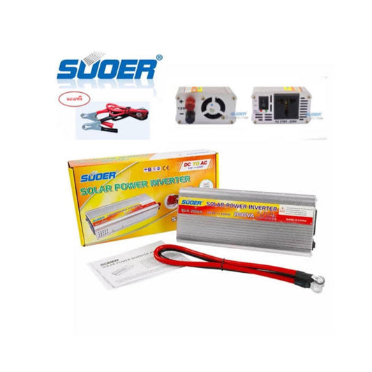 SUDER Car Inverter -2000W | 12V To 220V | DC To AC