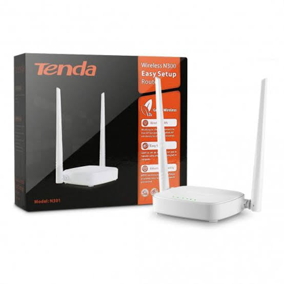 Tenda N301- Wired & Wireless Router | 2 Antenna