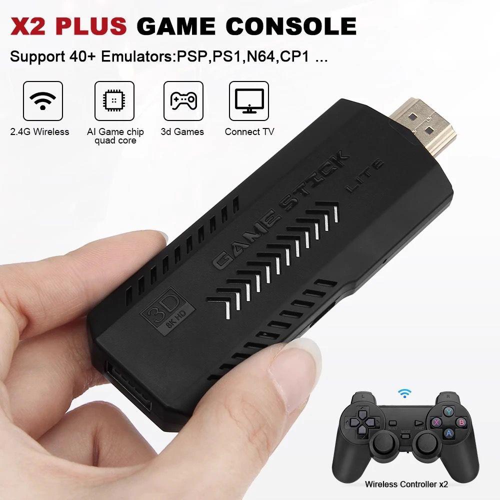 Gaming Stick X2 Plus - 35000+ Games -Ultra HD 4K