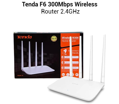 Tenda F6 Wired & Wireless Router | 4 Antenna